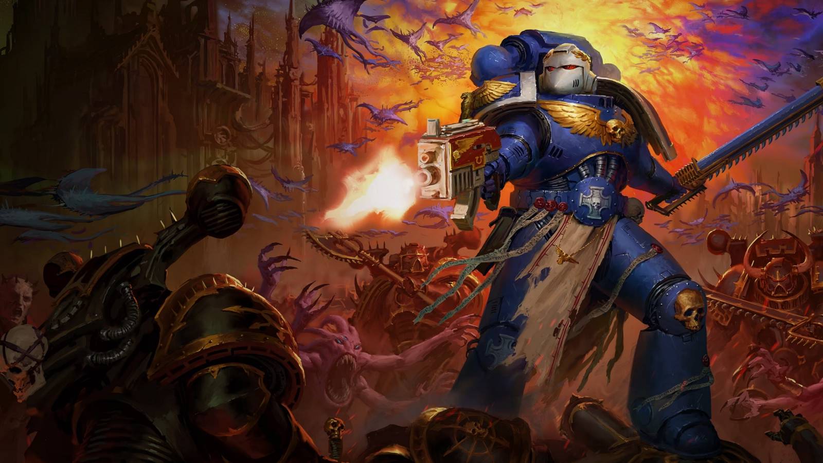 warhammer 40k boltgun key art