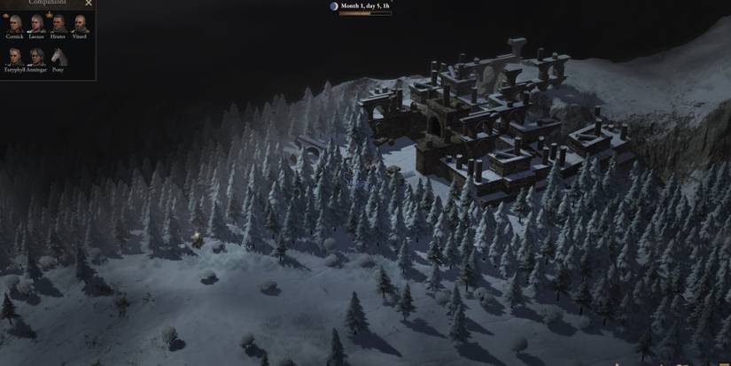 Tiltren Tomb's exterior in Wartales