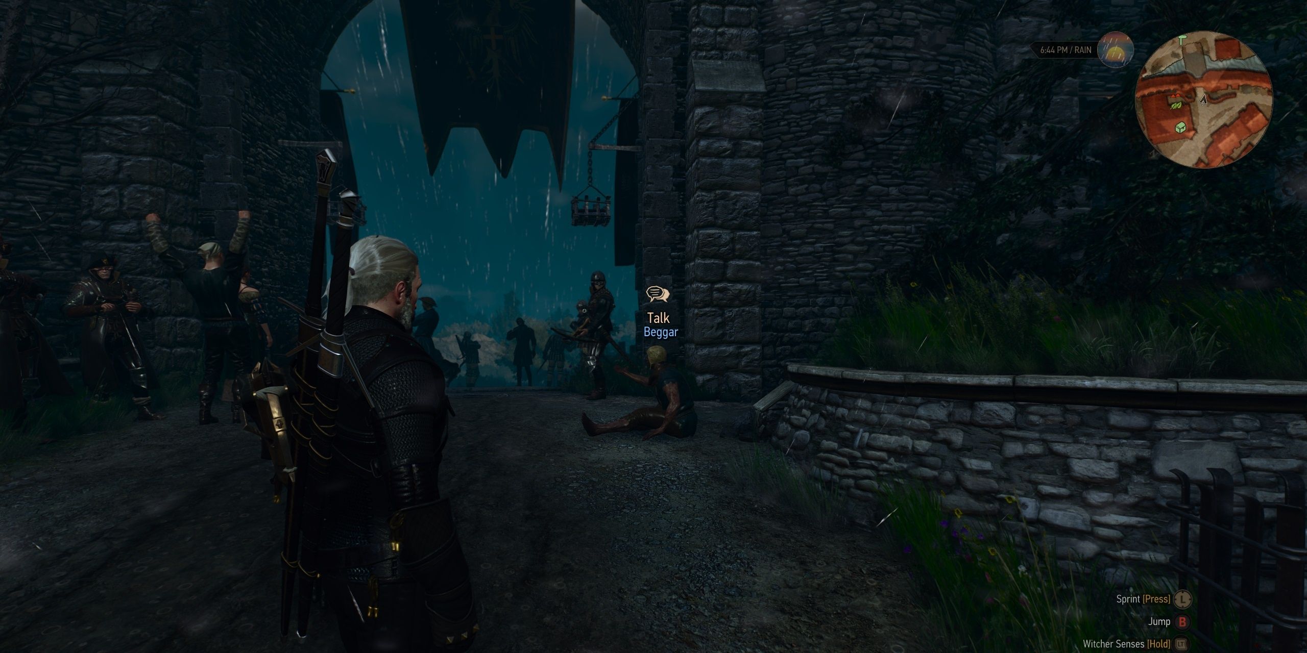Water droplets screen effect in The Witcher 3