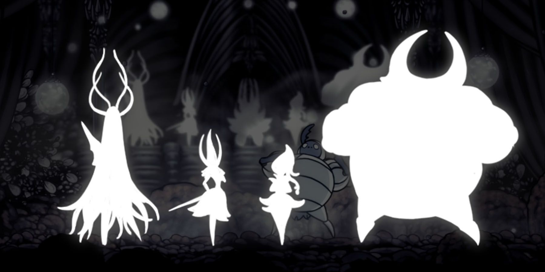 Who are the 5 Great Knights of Hallownest