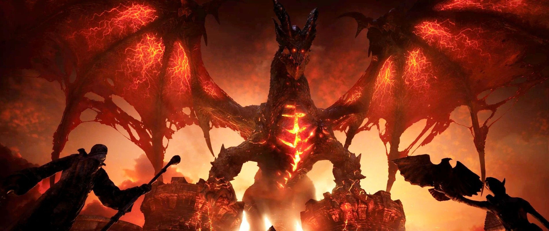 World of Warcraft Cataclysm Trailer Deathwing Stormwind