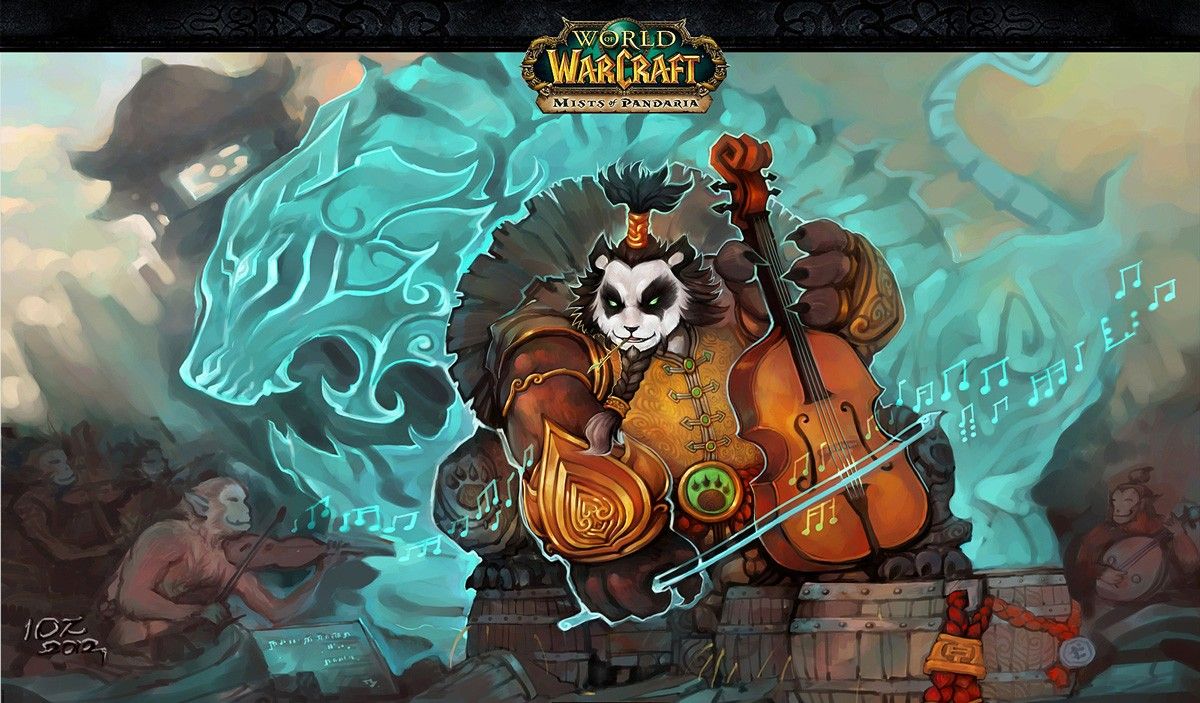 World of Warcraft Pandaren Bard mists of Pandaria