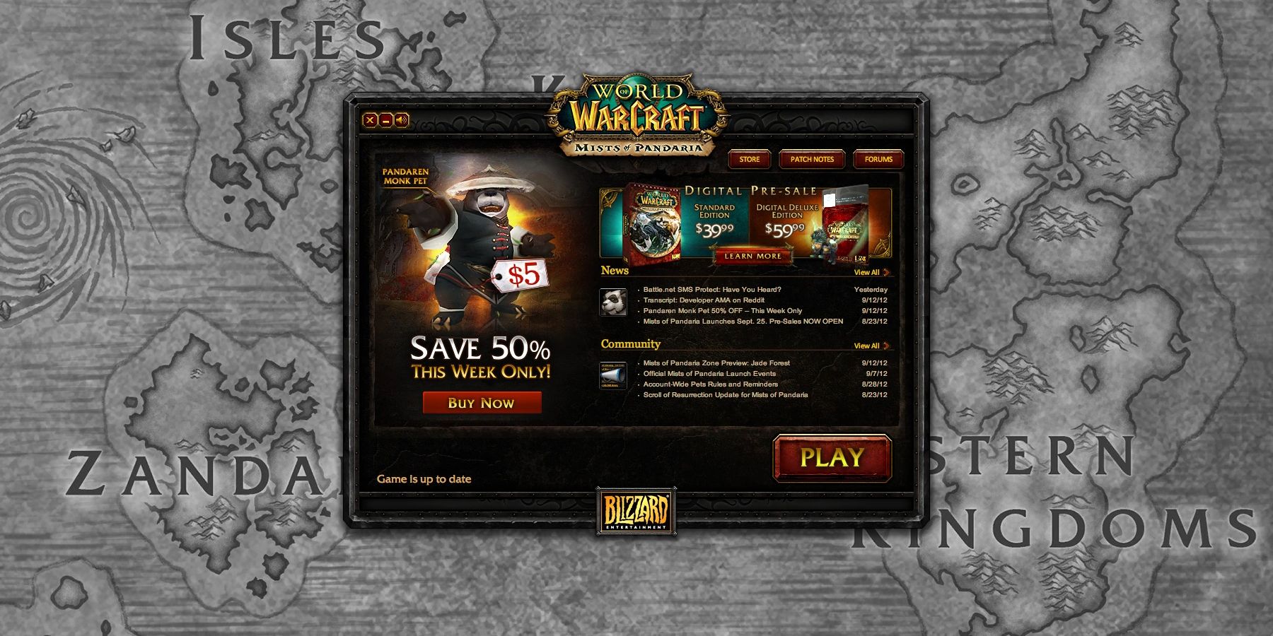 Fan-Made World of Warcraft Launcher is a Heavy Dose of Nostalgia