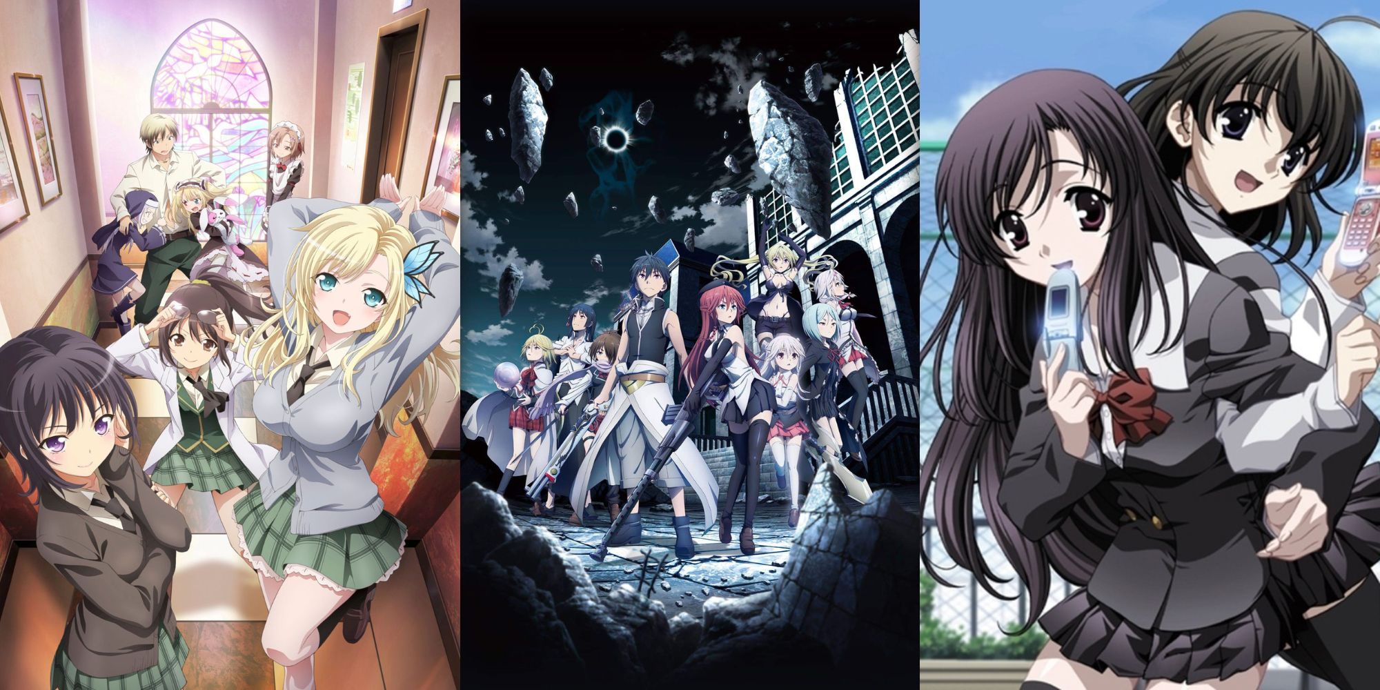 Hangai, Trinity Seven, & School Days