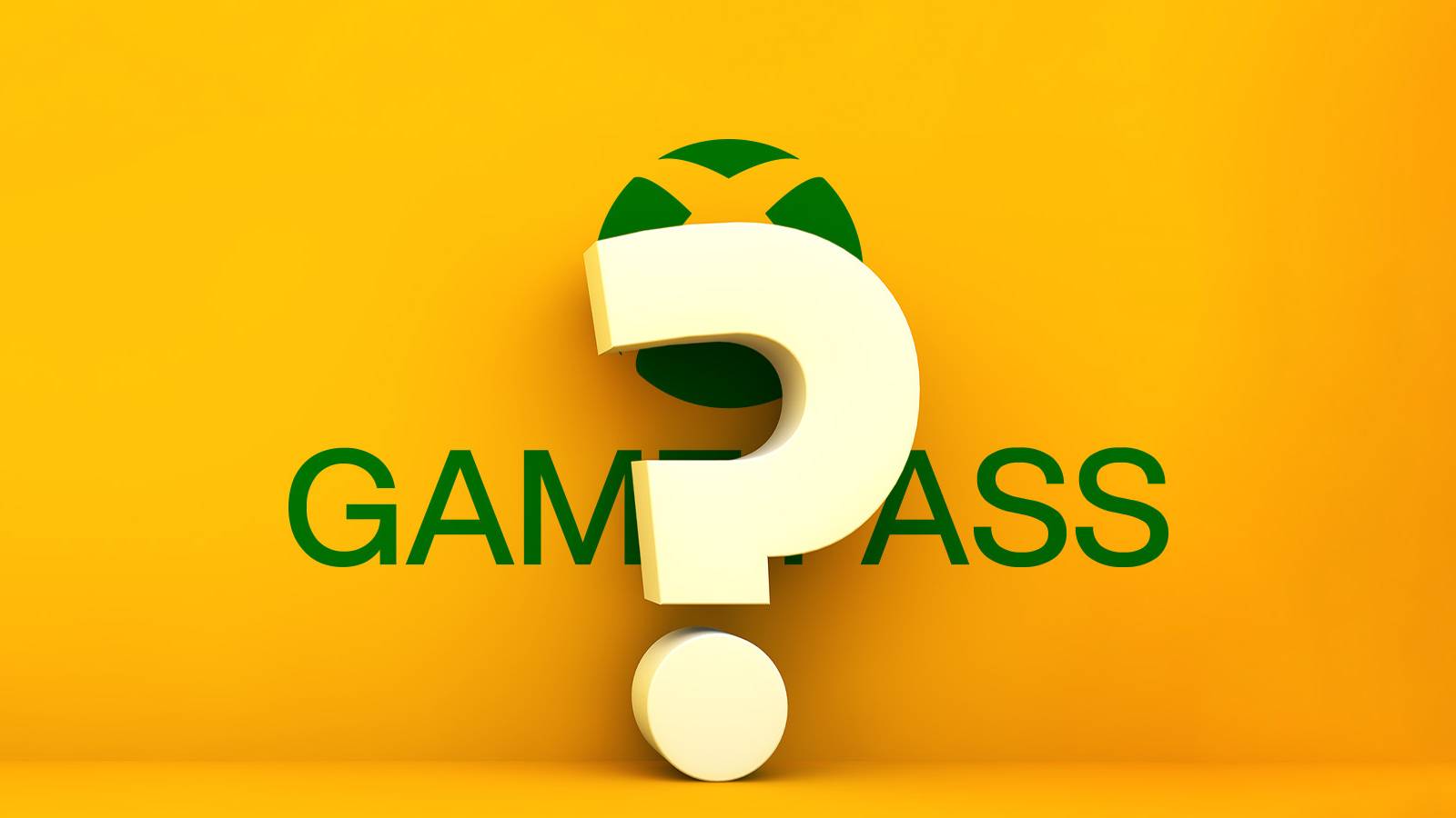 xbox game pass with question mark