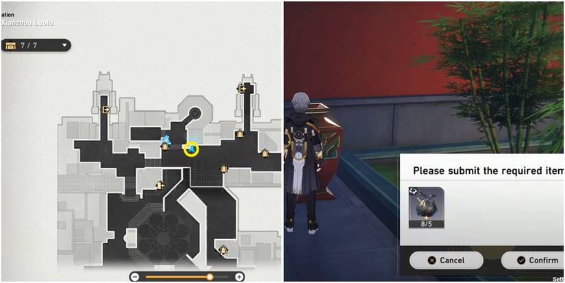 xianzhou loufu immortal in a vase hidden quest in honkai star rail