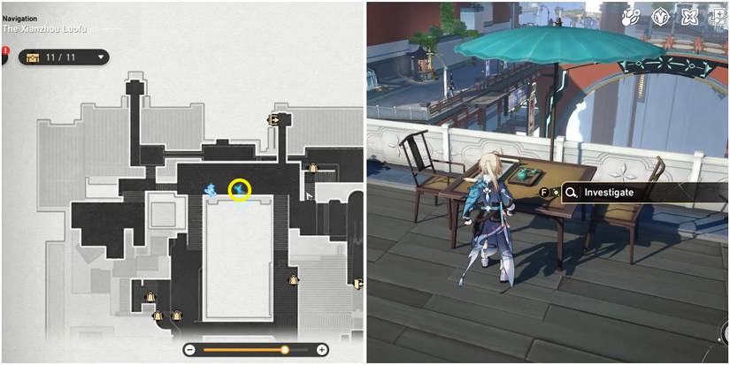 xianzhou loufu scroll hidden quest location in honkai star rail