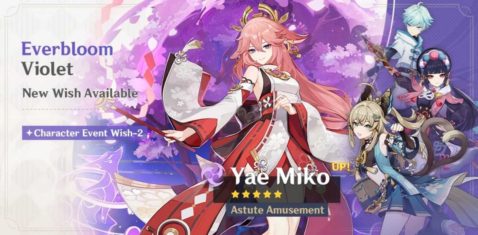 Yae Miko Banner Genshin Impact