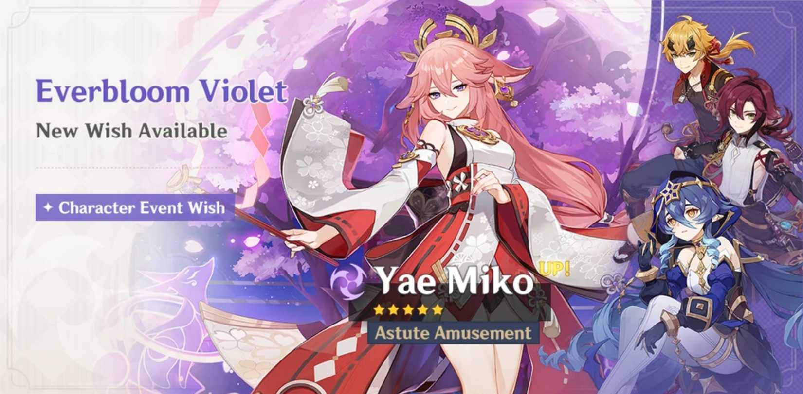 Yae Miko first rerun Banner