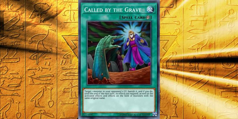 The Called by the Grave spell card from Yu Gi Oh