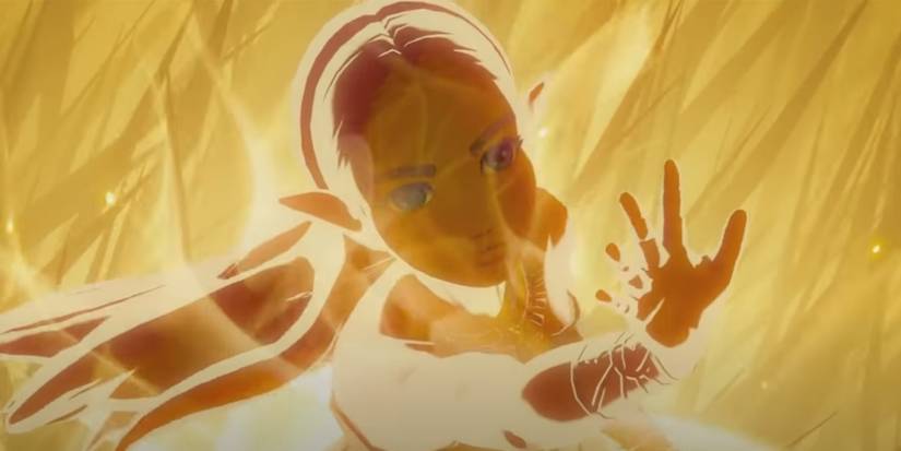 Zelda trapping Ganon with power