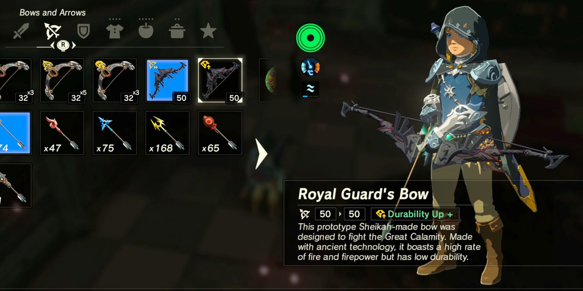 Zelda Royal Guard's Bow