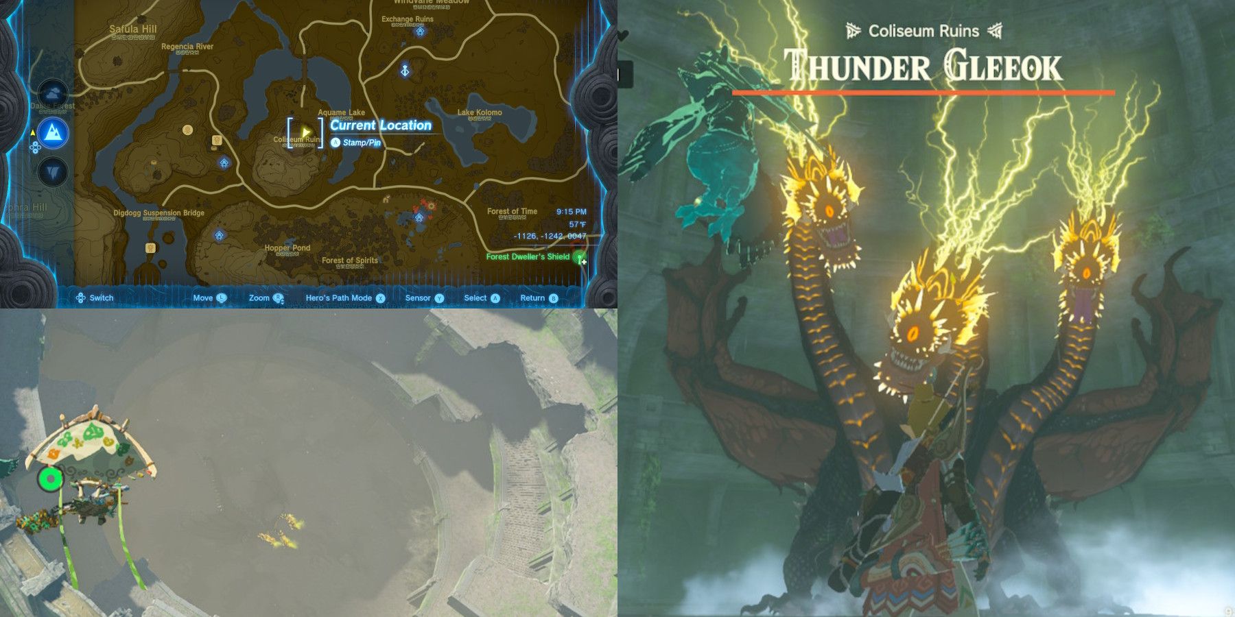 Zelda Tears of the Kingdom All Gleeok and King Gleeok Locations