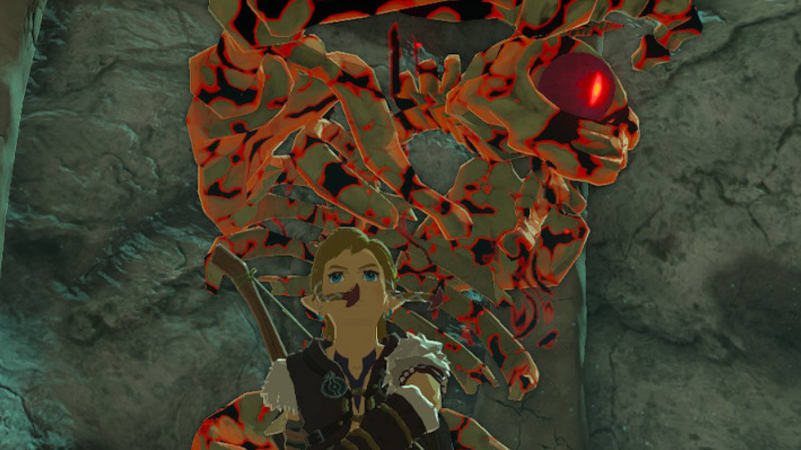 Zelda Tears of the Kingdom Beat Stalnox Boss Guide Depths Skeleton Gloom-1