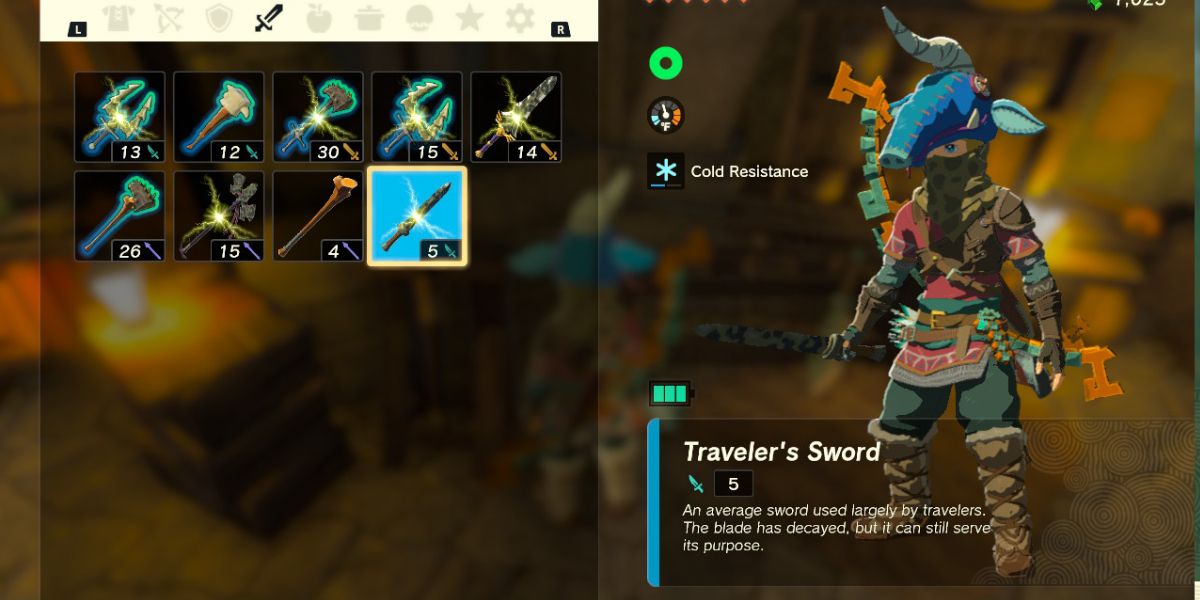 Zelda Tears of the Kingdom Best Early Weapons Fuse Travellers Soldiers Sword