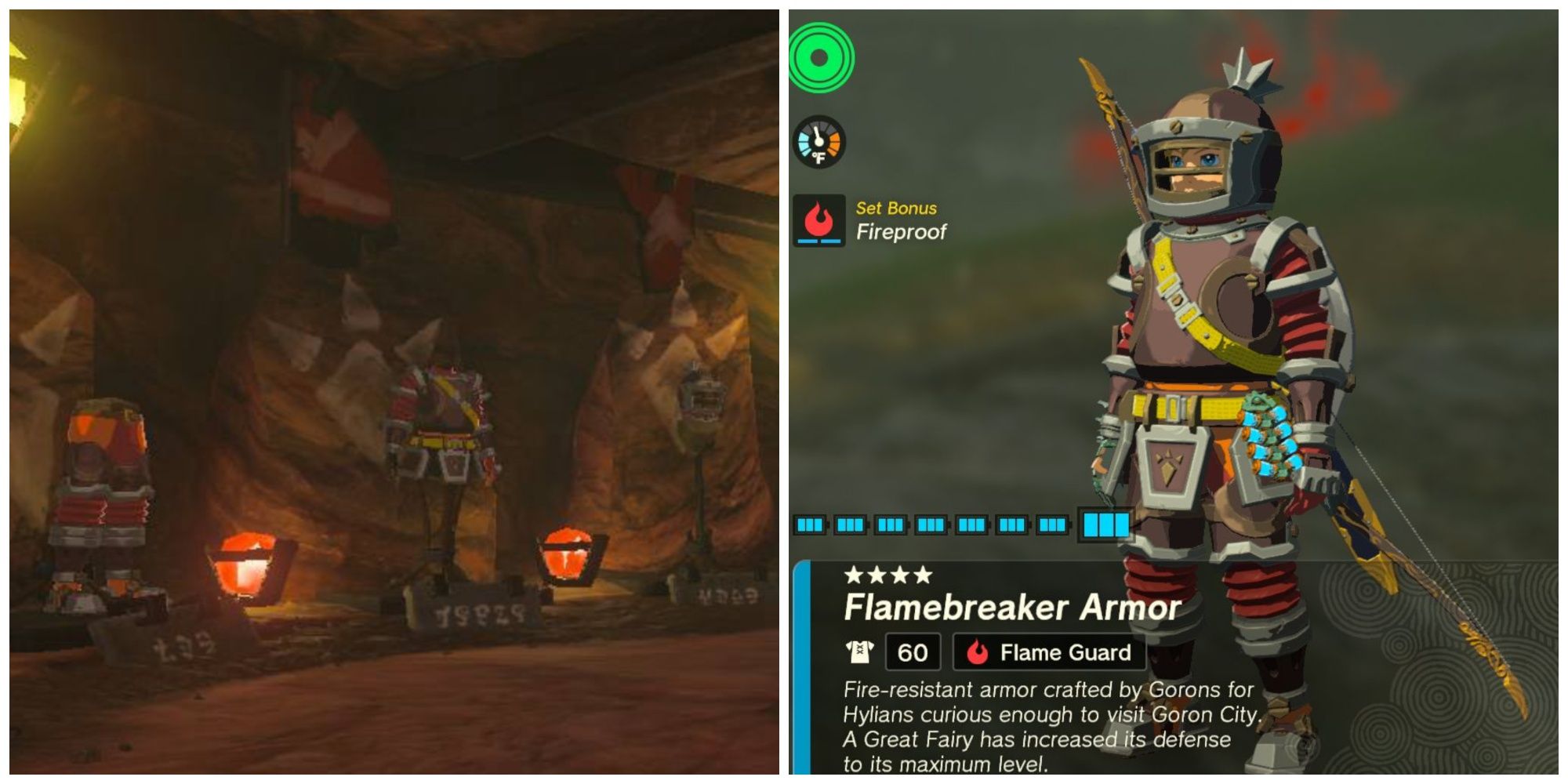 Zelda: Tears of the Kingdom - How To Get The Flamebreaker Armor (Heat  Resistance)