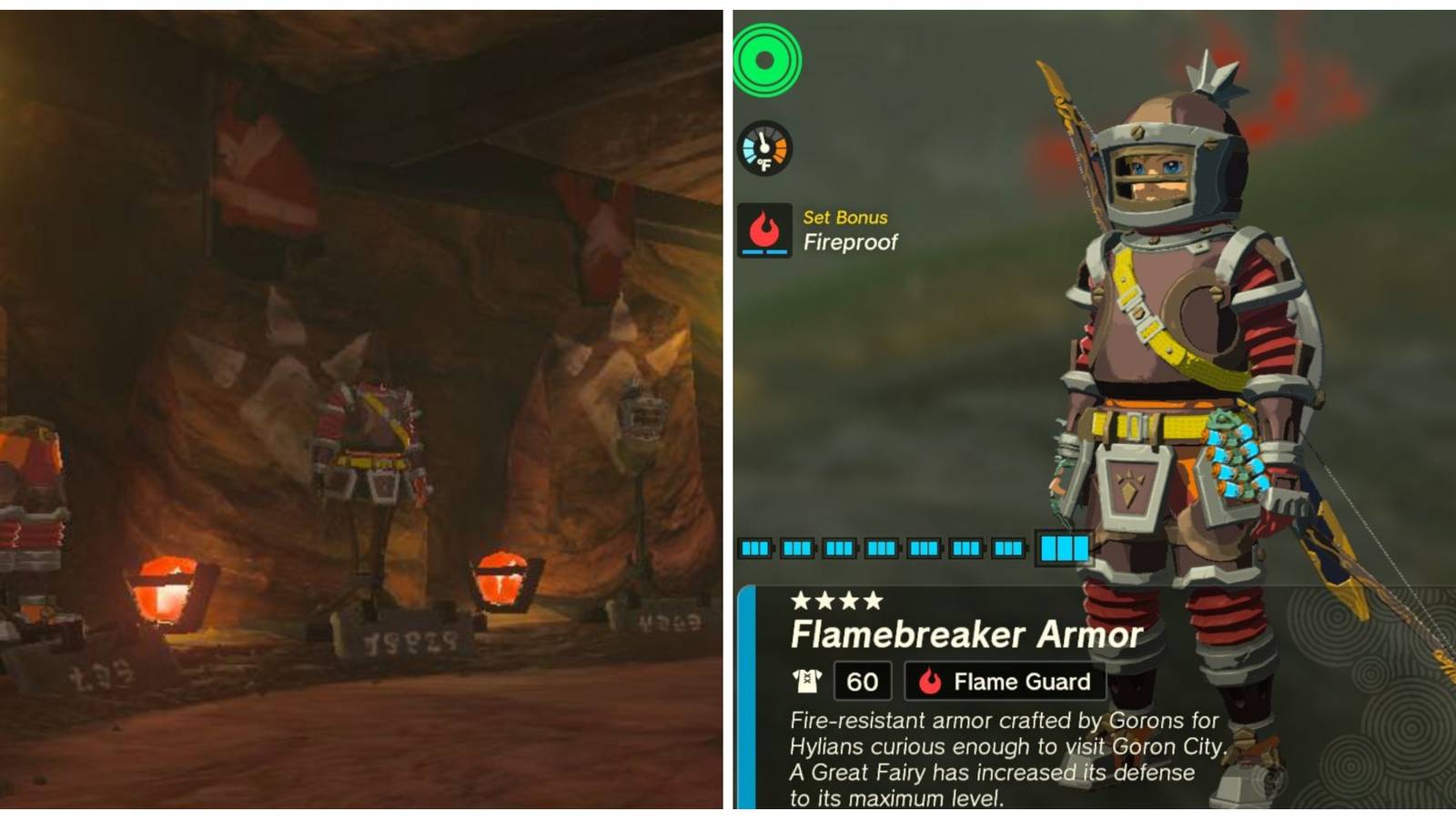zelda tears of the kingdom flamebreaker feature