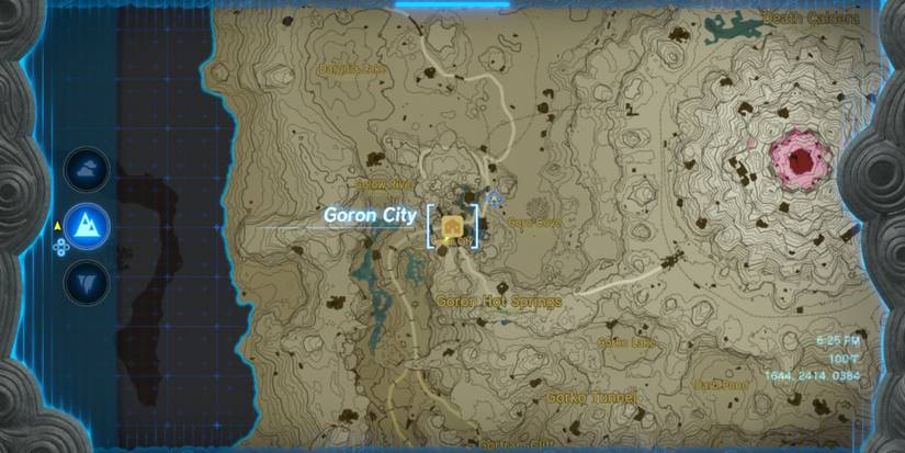 zelda tears of the kingdom goron city