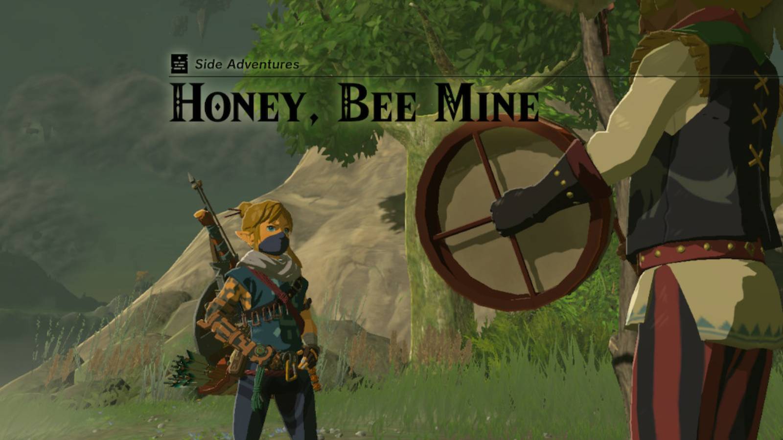 Zelda Tears of the Kingdom Honey Bee Mine Quest Walkthrough Start Courser Bee Honey-1