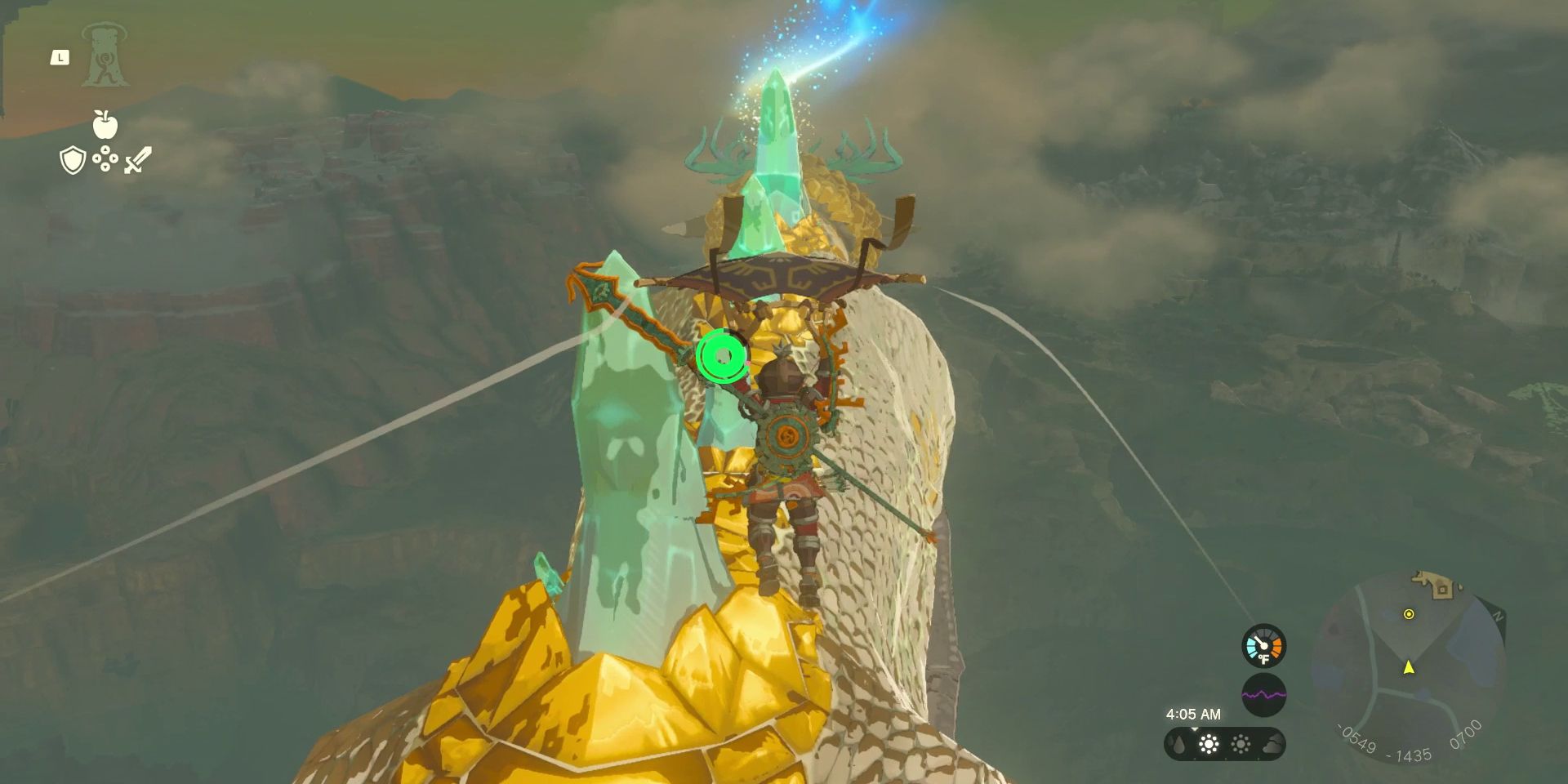 Zelda-Tear-Of-The-Kingdom-Comment-Obtenir-L-Epee-Master-Light-Dragon-Landing