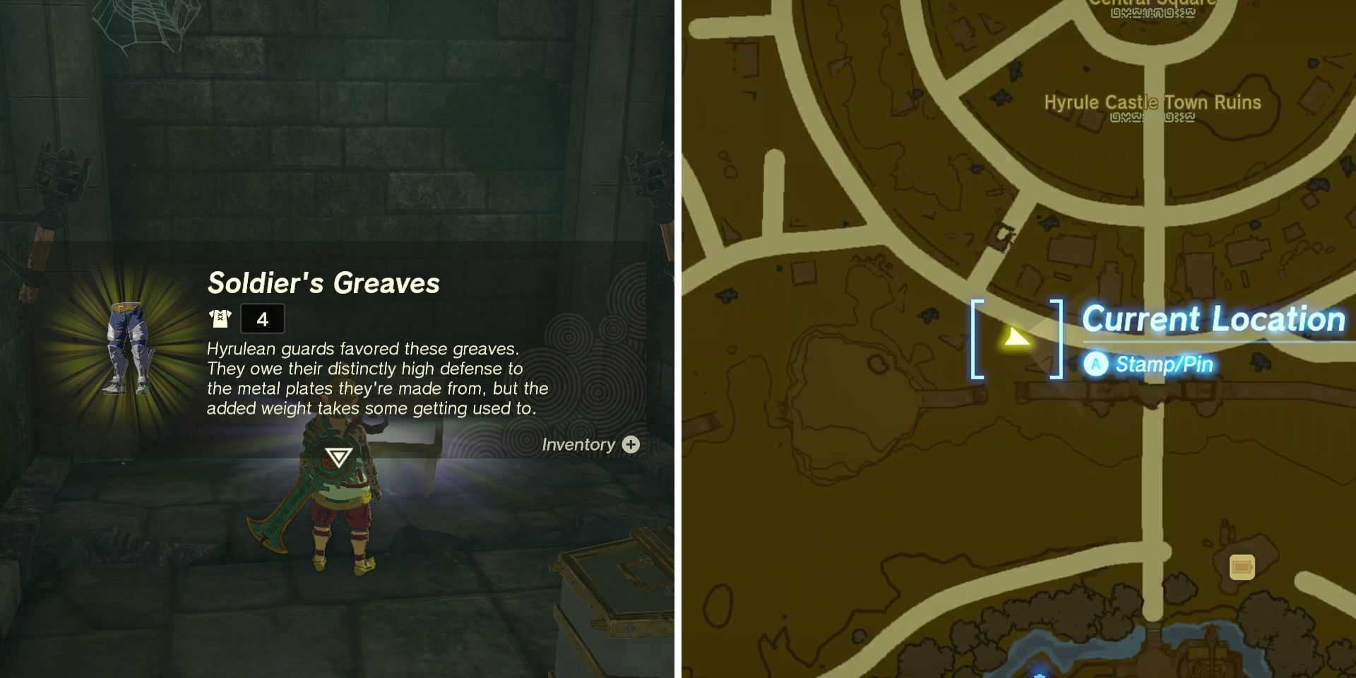 Zelda-Tears-of-the-Kingdom-how-to-get-the-soldiers-armor-set-10-soldiers-greaves-location
