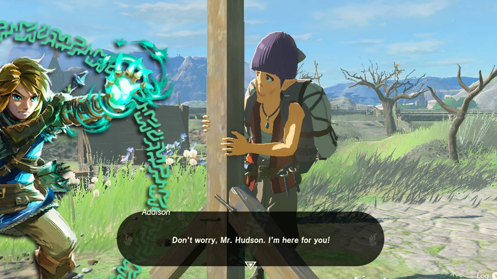 Zelda Tears Of The Kingdom - Hudson Sign Standing Guide Header Image