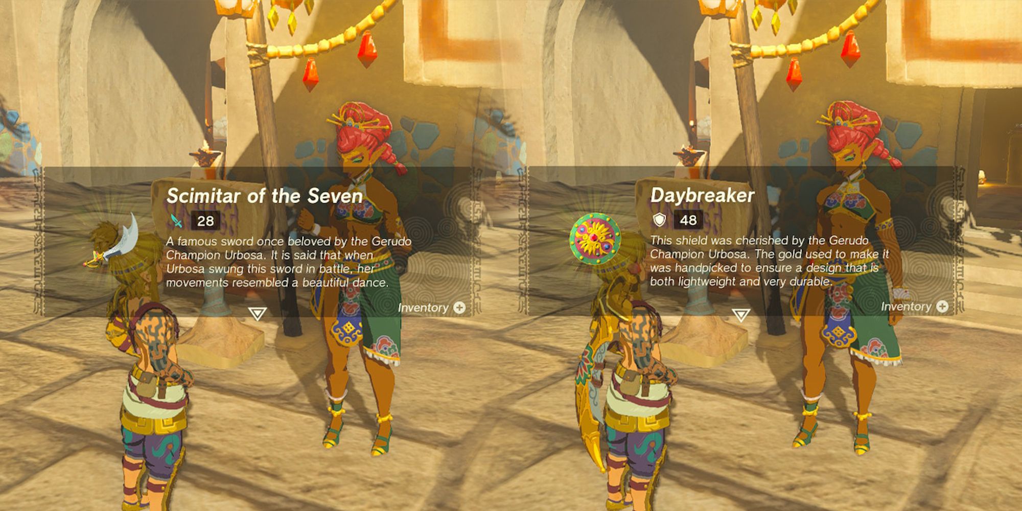 Unleash Gerudo's Might: Scimitar of the Seven & Daybreaker Shield in Zelda: Tears of the Kingdom