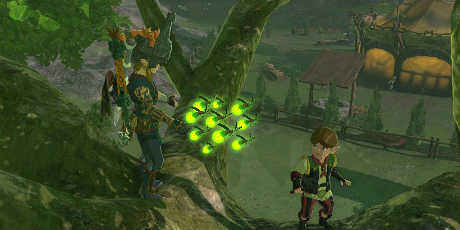Zelda Tears of the Kingdom Pipe Players Plan Quest Walkthrough Sunset Fireflies