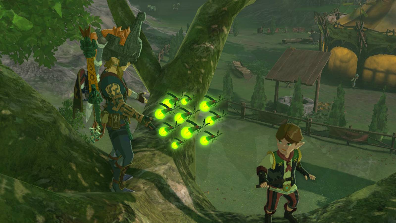 Zelda Tears of the Kingdom Pipe Players Plan Quest Walkthrough Sunset Fireflies