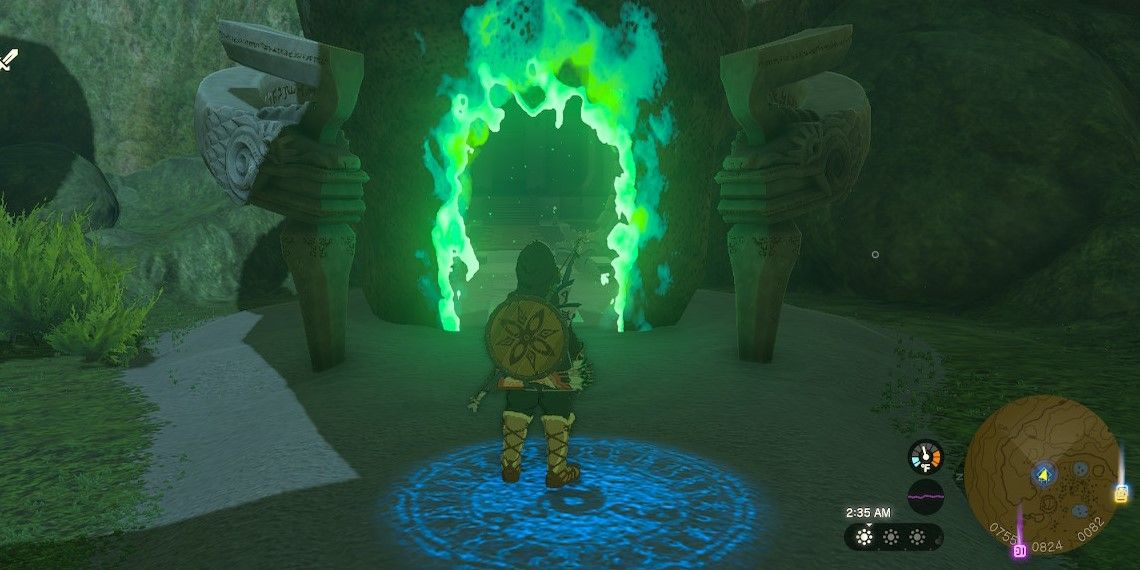 The Legend Of Zelda Tears Of The Kingdom Ren Iz Shrine Jump The Gaps Walkthrough