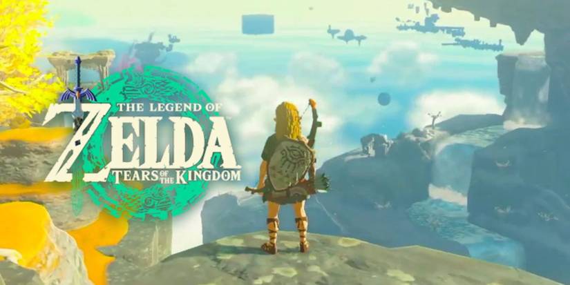 zelda tears of the kingdom sky island screenshot logo