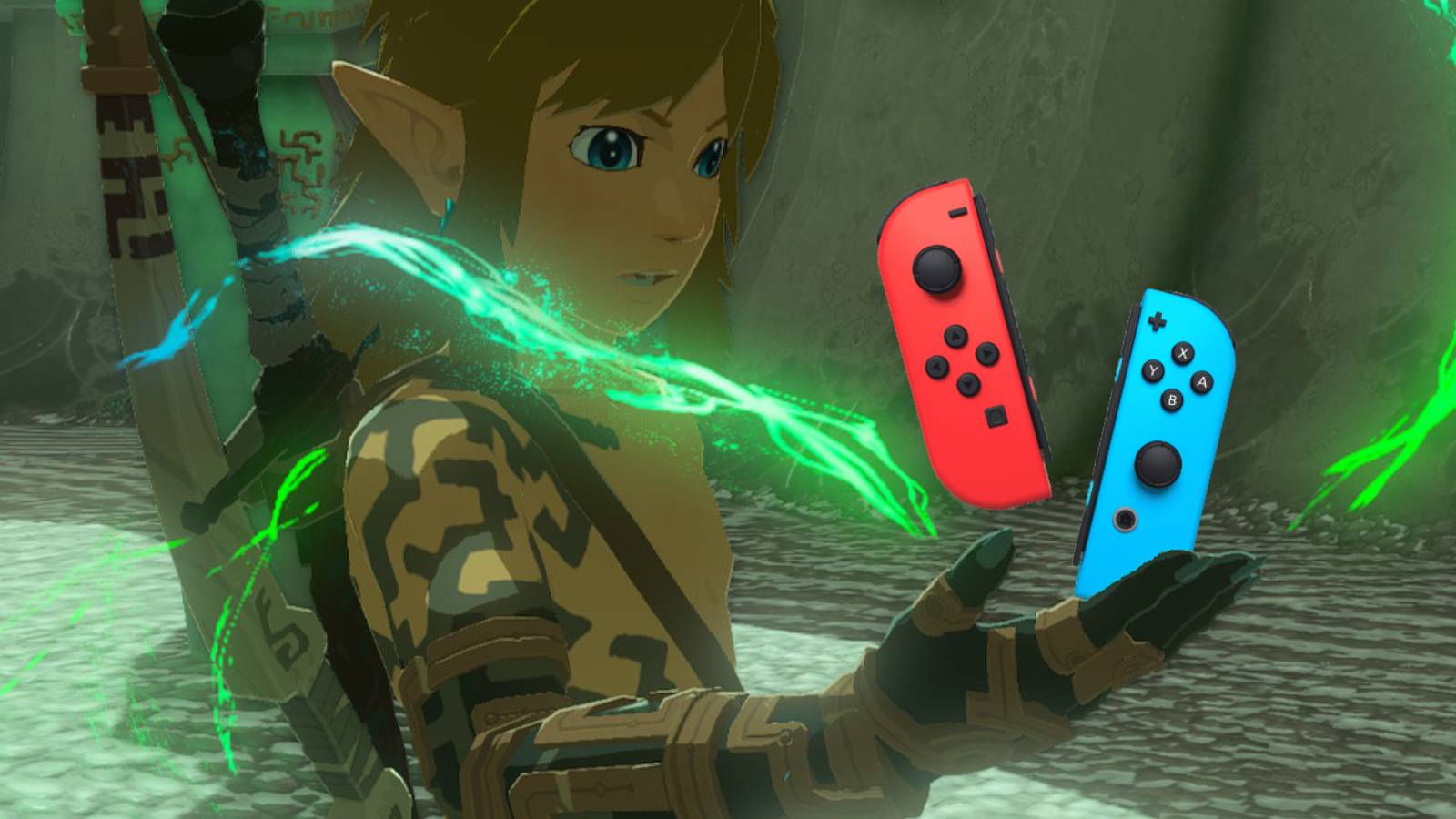 Zelda Tears of the Kingdom Switch Joycon Controller Motion Controls