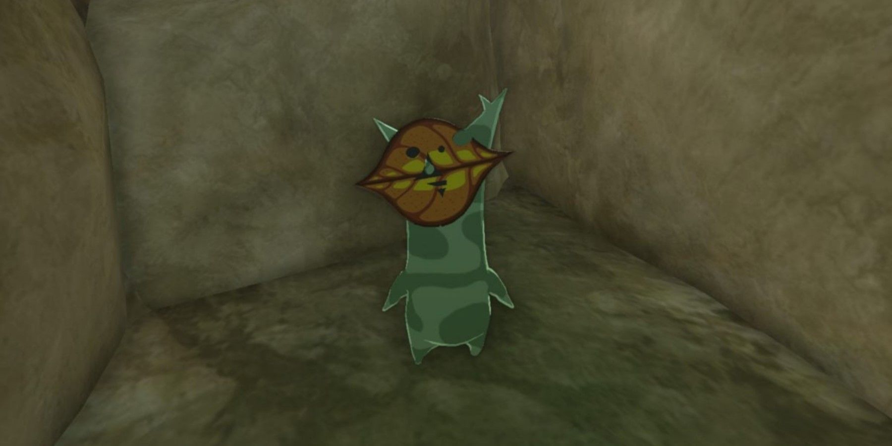 Korok hiding in Tears of the Kingdom