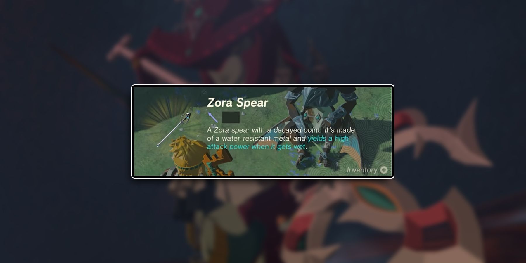 Zelda Tears of the Kingdom - Zora Spear Guide Header Image