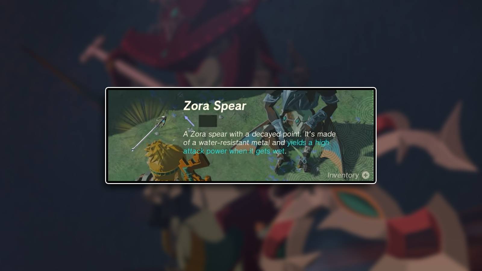 Zelda Tears of the Kingdom - Zora Spear Guide Header Image