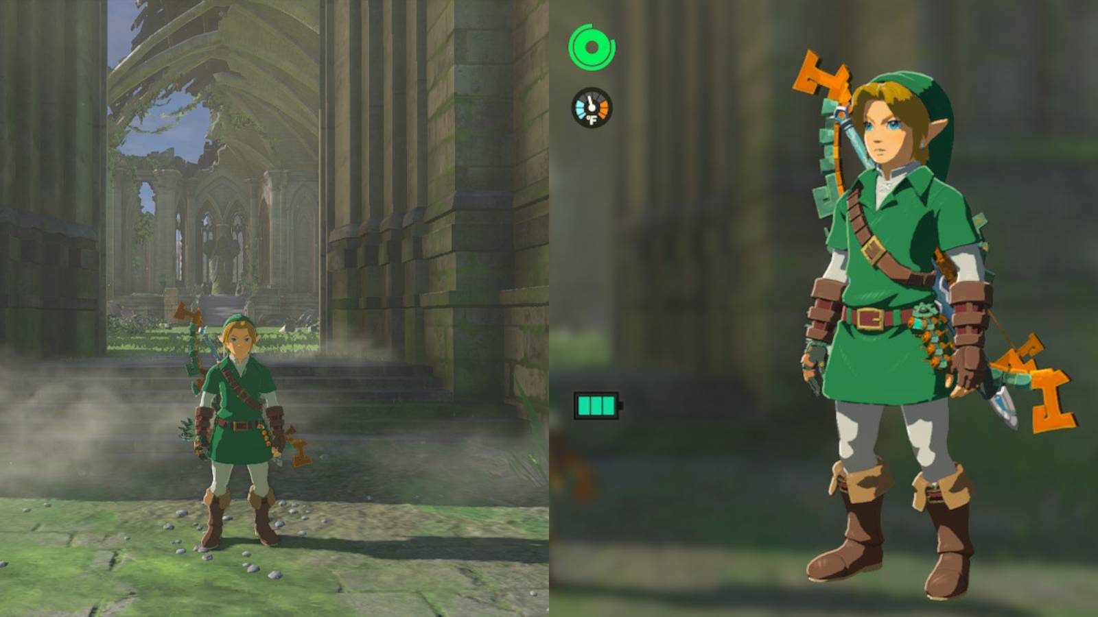 zelda totk armor of time set locations