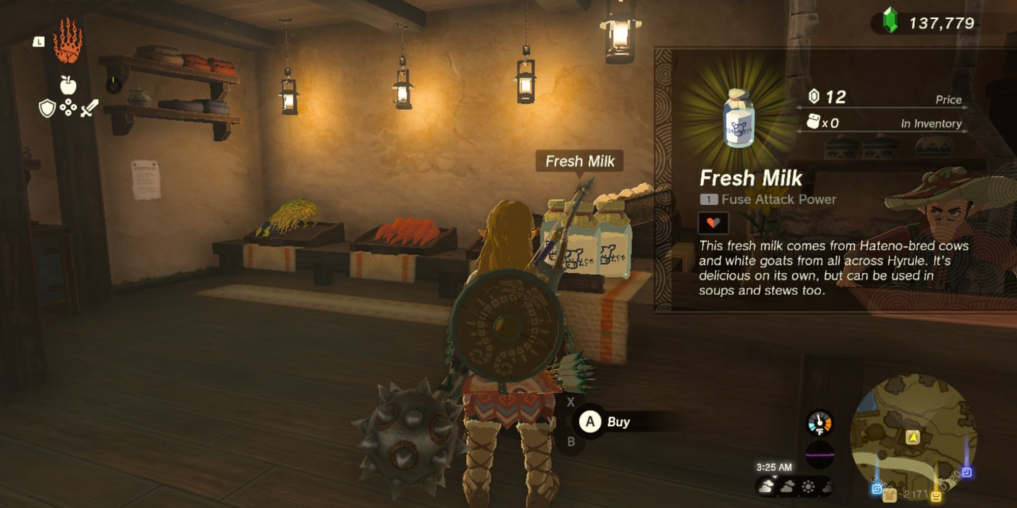 Zelda Totk Buys Fresh Milk