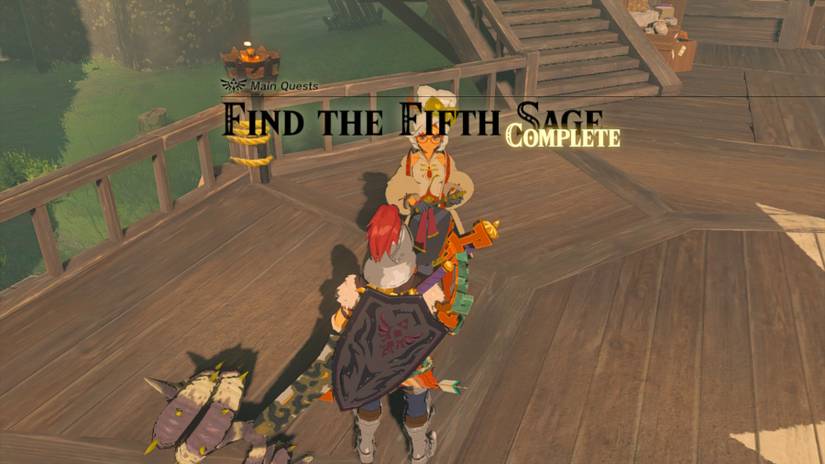 zelda totk find the fifth sage walkthrough