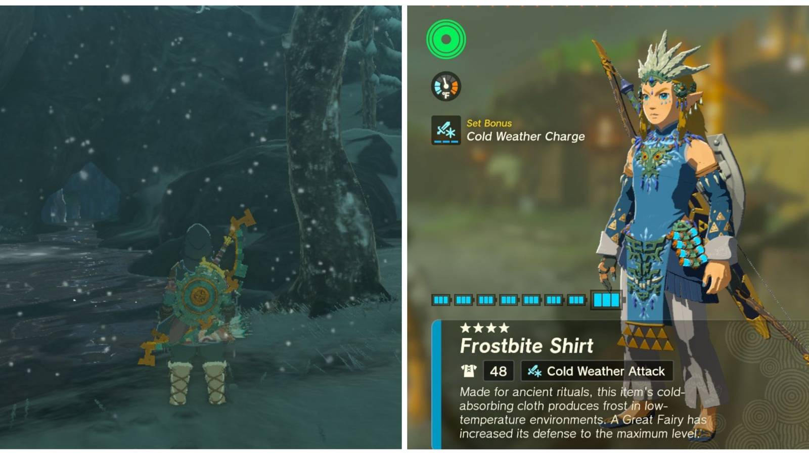 zelda totk frostbite feature