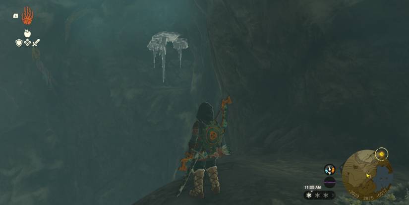 zelda totk frostbite head cave