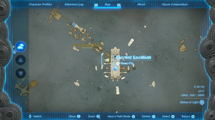 Mayaumekis Shrine on the map