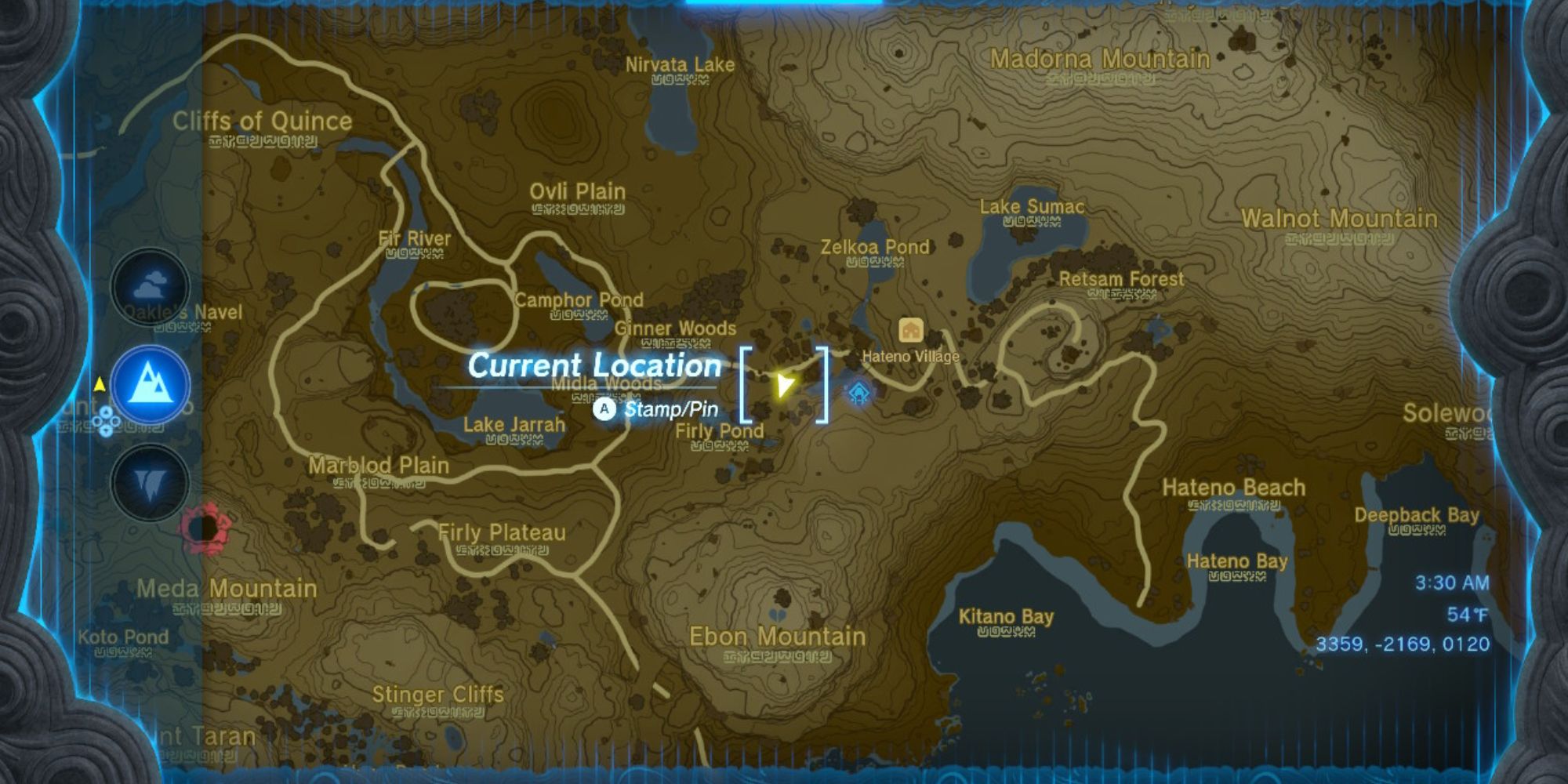 Zelda totk milk map