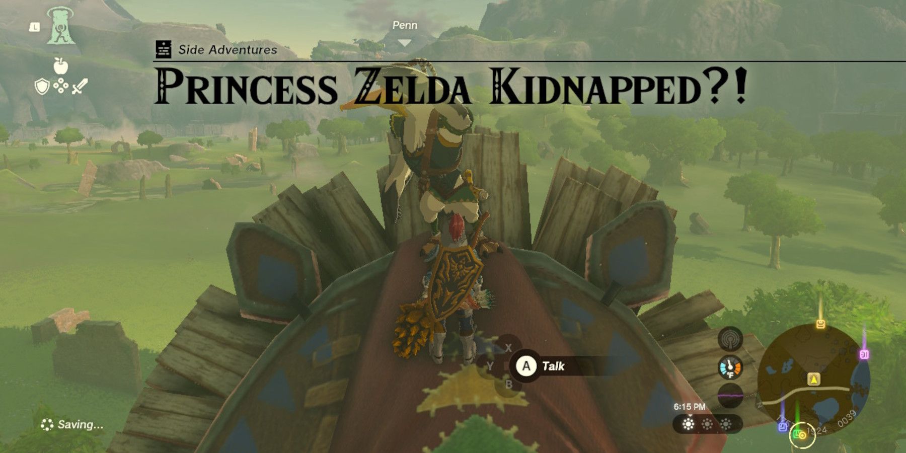 zelda totk princess zelda kidnapped walkthrough