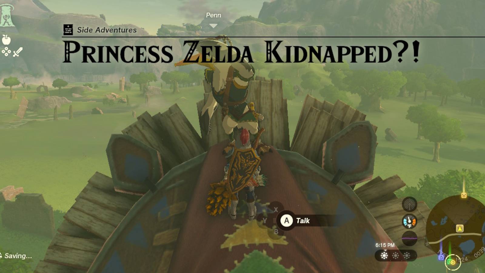 zelda totk princess zelda kidnapped walkthrough