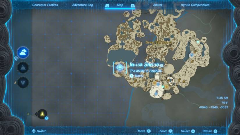 zelda totk ability locations