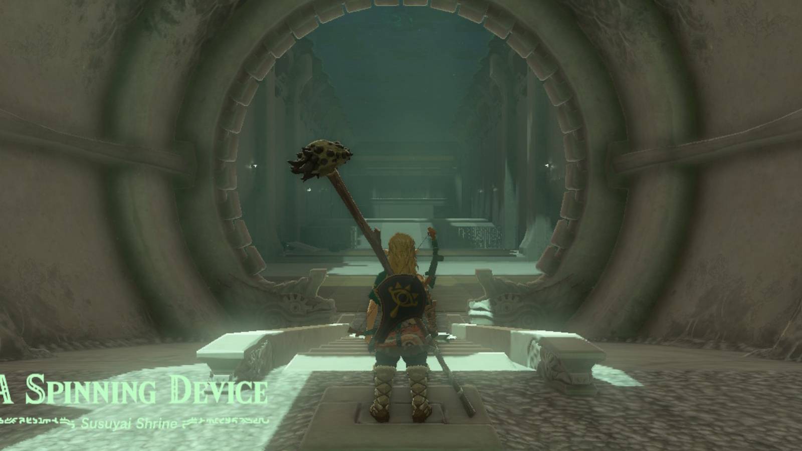 zelda totk spinning device shrine