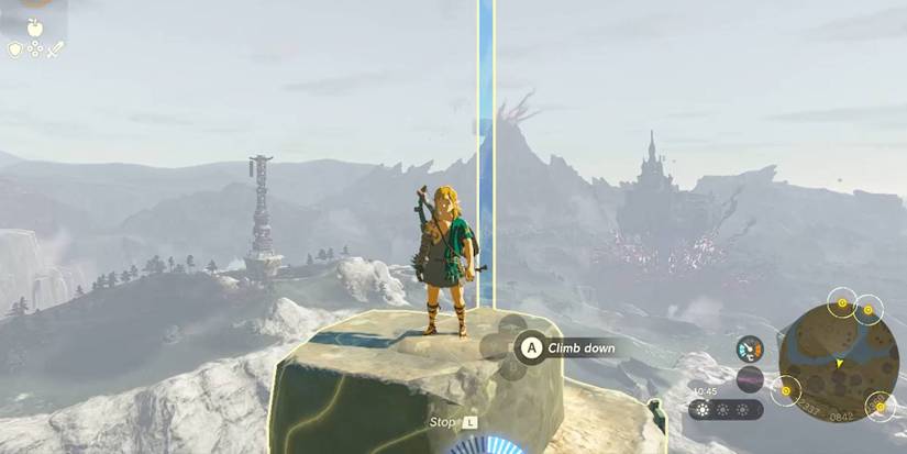 Zelda ToTK_Falling Rock_Rewind