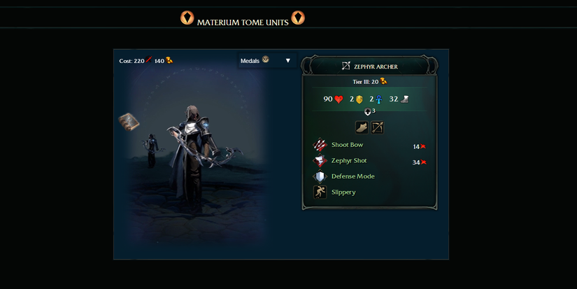 Age of Wonders 4 Zephyr Archer Unit