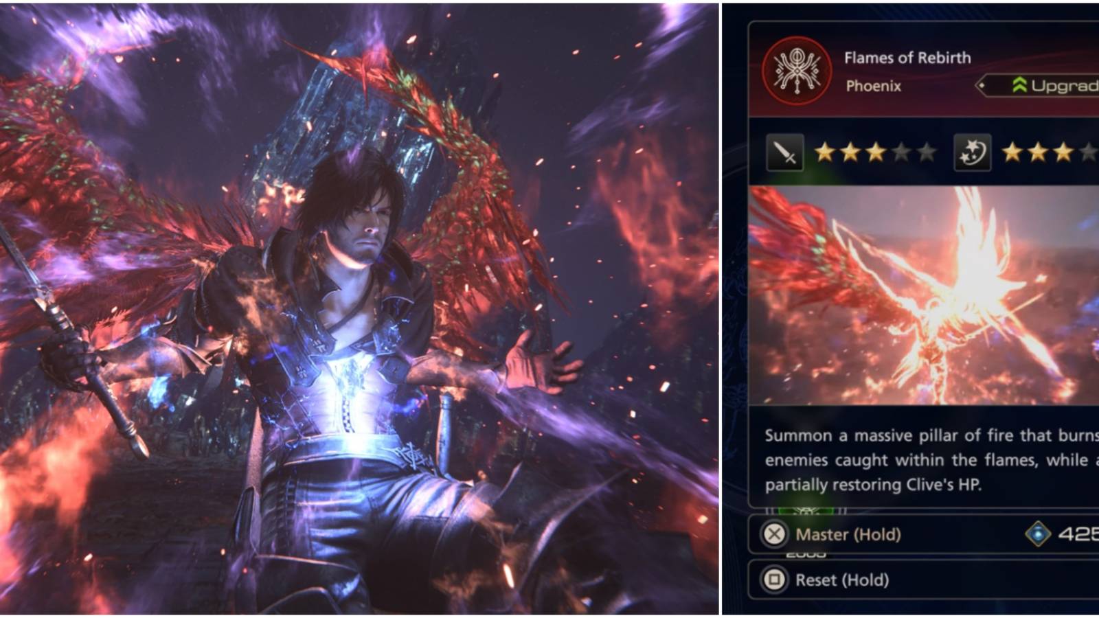 Unlocking the Flames of Rebirth Phoenix ability in Final Fantasy 16