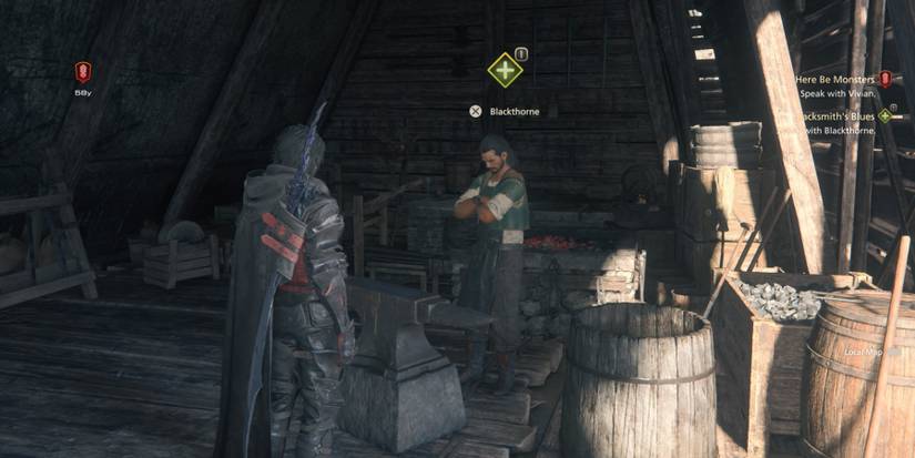 Clive faces Blackthorne in Final Fantasy 16